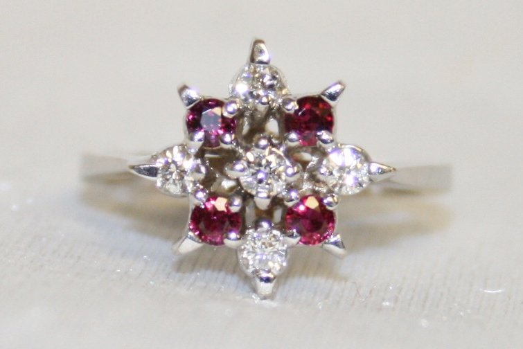 Diamond and Ruby Ring