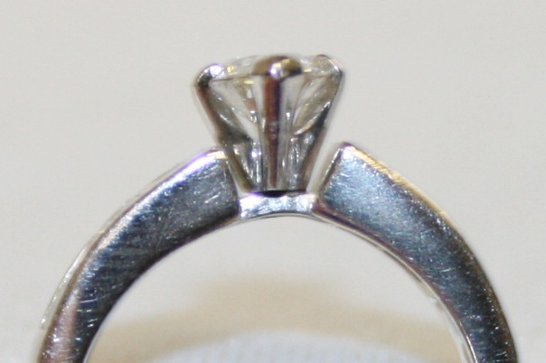 White Gold Marquise Cut Diamond Engagement Ring – 1.47ct TW