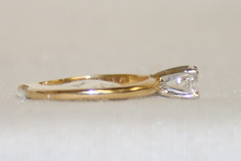 Diamond Solitaire Ring – 0.44ct.
