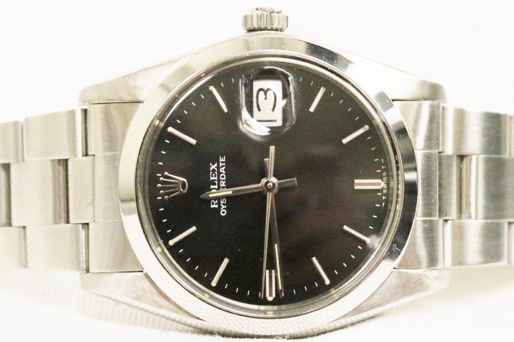 Rolex Oysterdate Manual Wind Black Dial