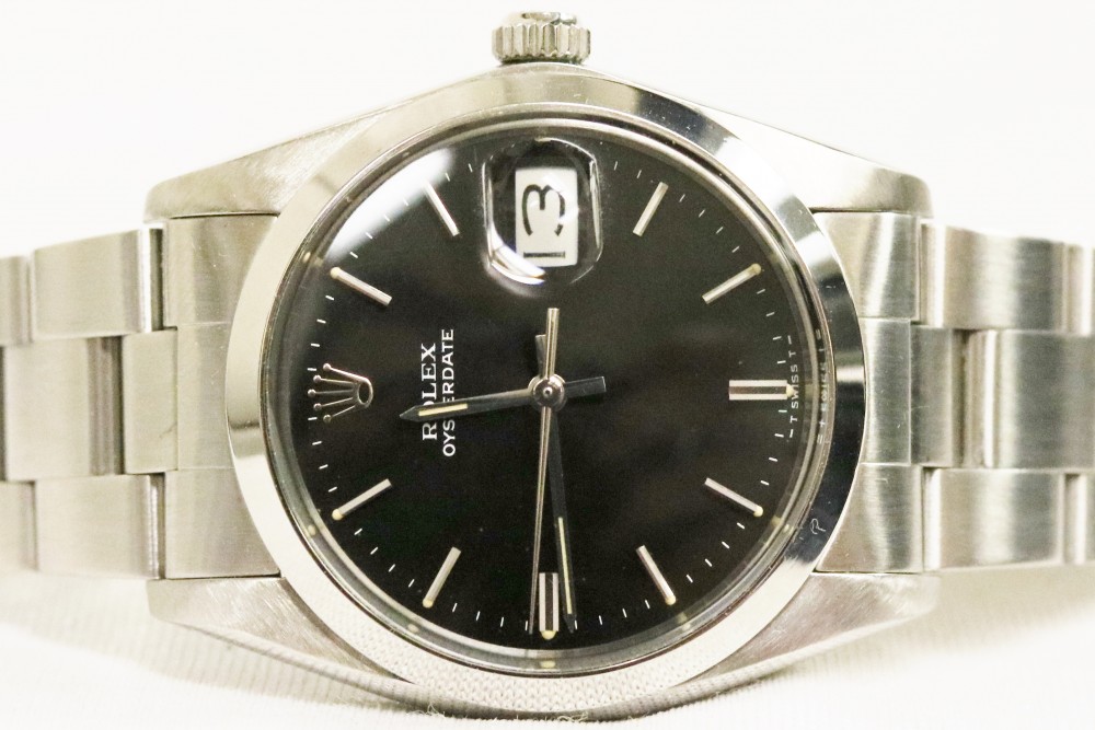 Rolex Oysterdate Manual Wind Black Dial