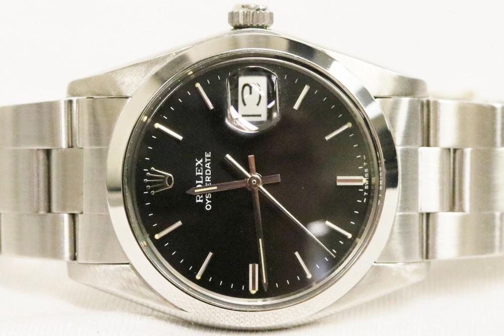 Rolex Oysterdate Manual Wind Black Dial