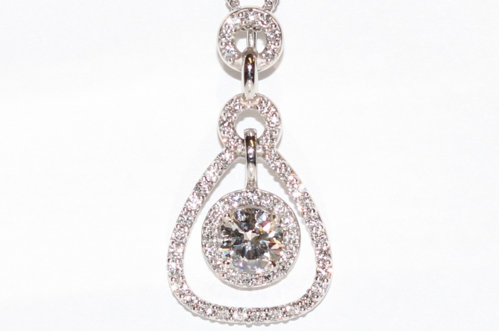Diamond Dangle Pendant – 0.50ct. Center