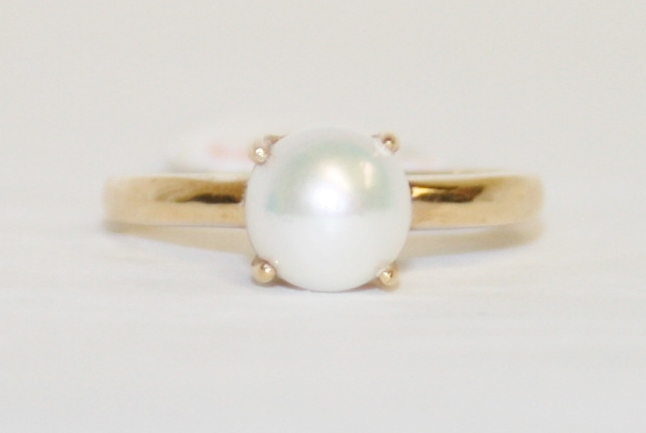 6.75mm Cultured Pearl Ring