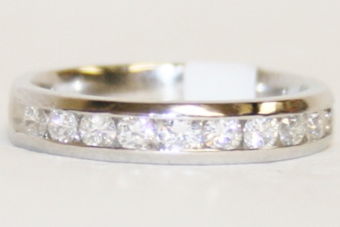 Platinum Diamond Wedding Band – 0.50ct. tw