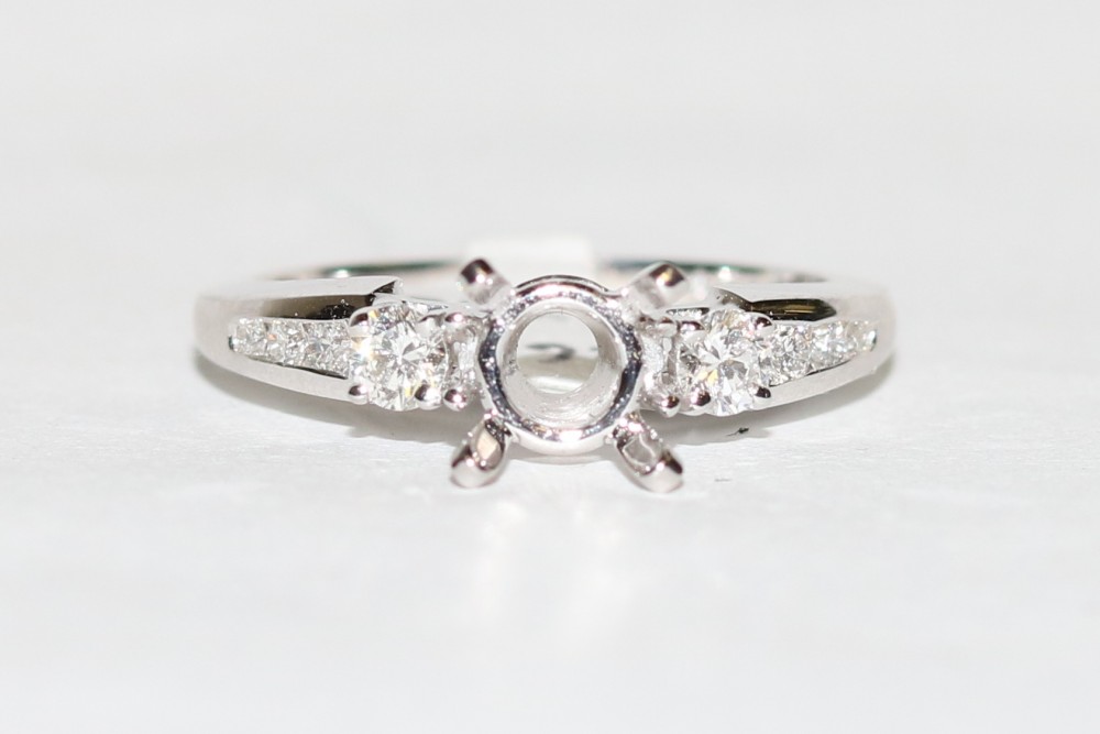 Jabel Diamond Semi-Mount Engagement Ring