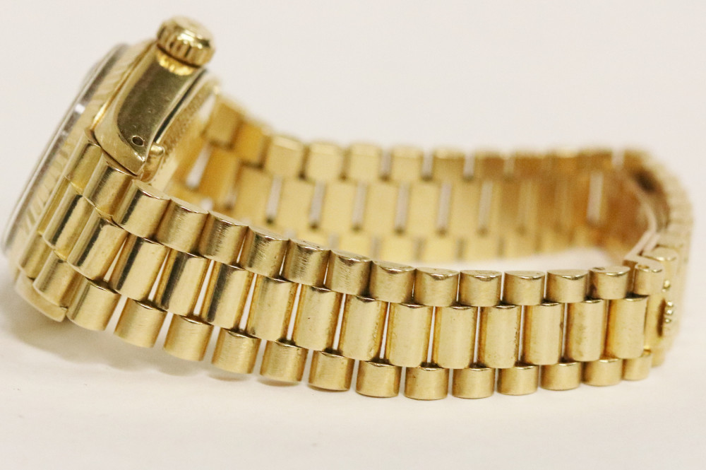 Rolex Datejust 26mm Champagne Stick Dial
