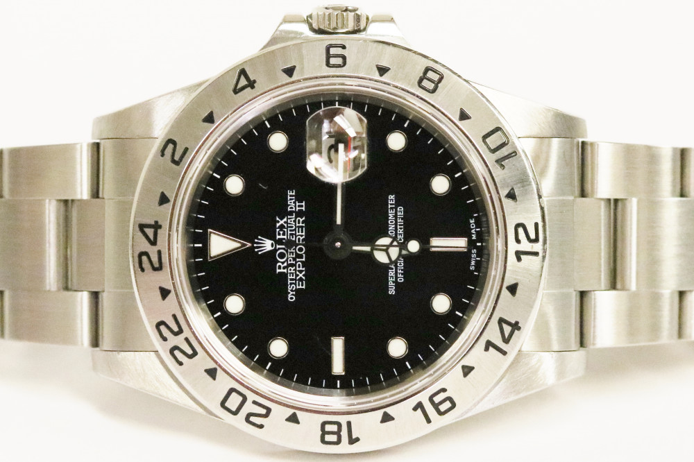 Rolex Steel Explorer II Black Dial