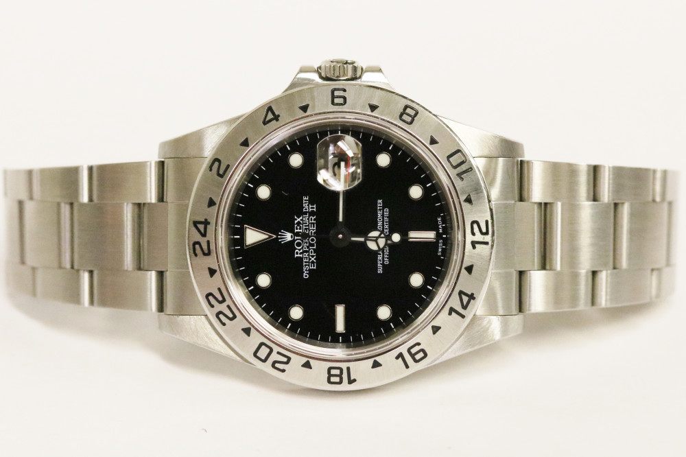 Rolex Steel Explorer II Black Dial