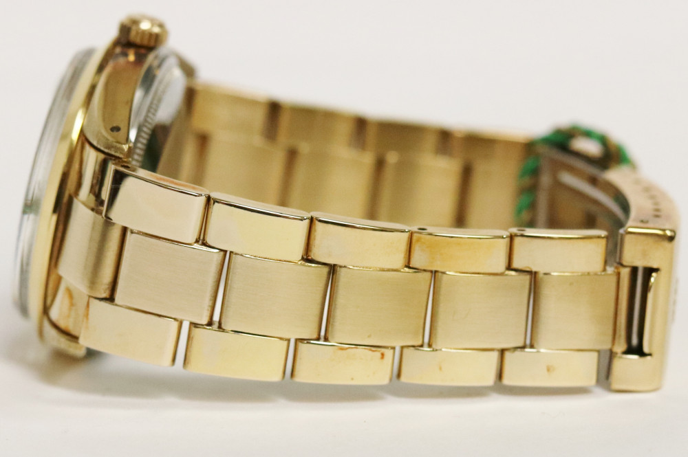 Rare Rolex Oyster Perpetual Date 14k 250 Micron Plated 15505