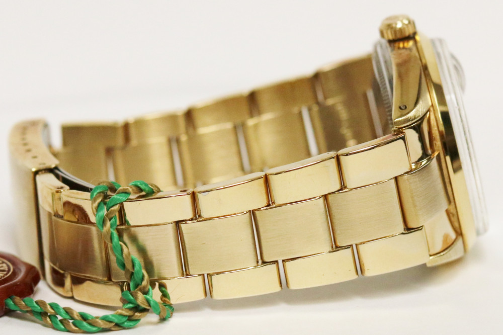 Rare Rolex Oyster Perpetual Date 14k 250 Micron Plated 15505