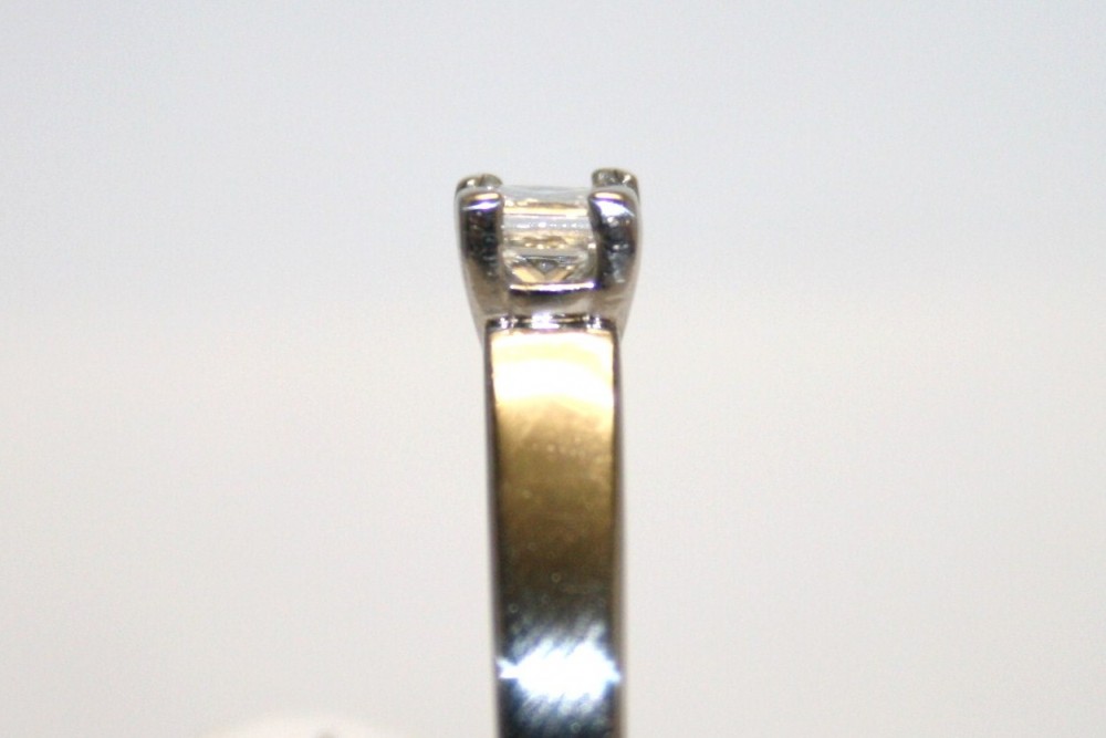 Princess Cut Diamond Engagement Ring – 0.46ct.