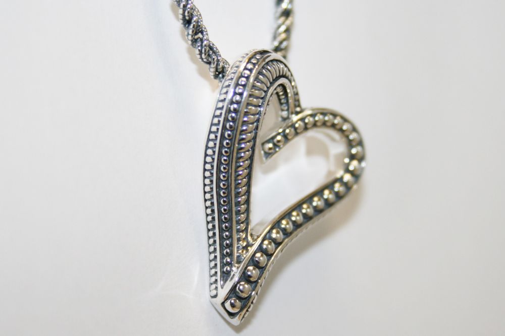 John Atencio Verona Heart Pendant
