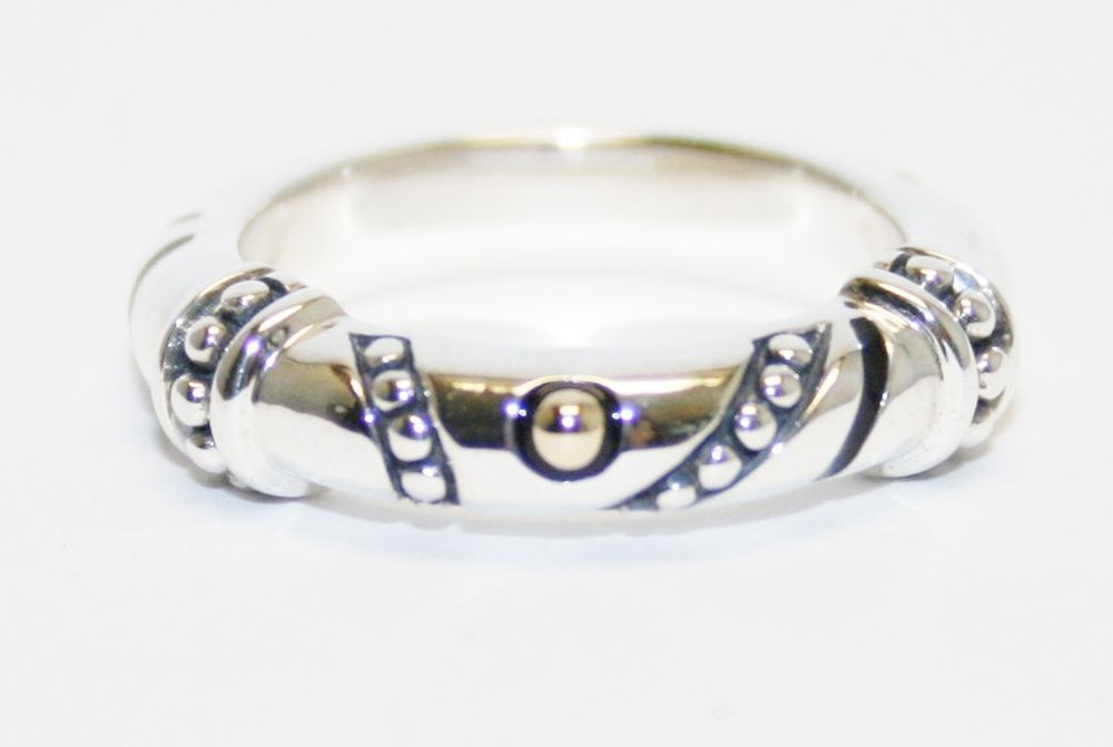 John Atencio Argon Ball Stack Ring