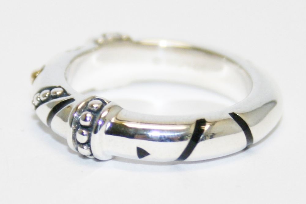 John Atencio Argon Ball Stack Ring