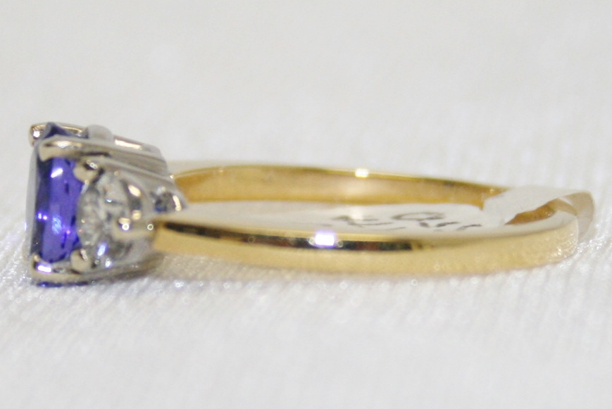 Tanzanite and Diamond Ring
