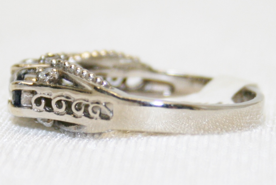 Sapphire and Diamond Ring