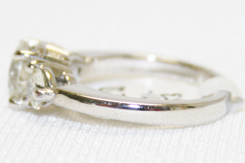 Three Stone Diamond Ring – 1.92ct. Total Weight