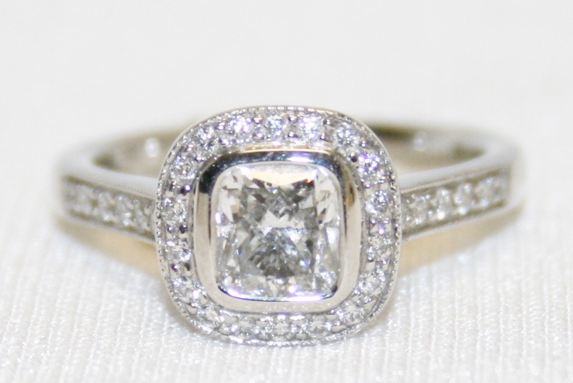 Kimberly Micro Cluster Diamond Ring – 1.05 ct.