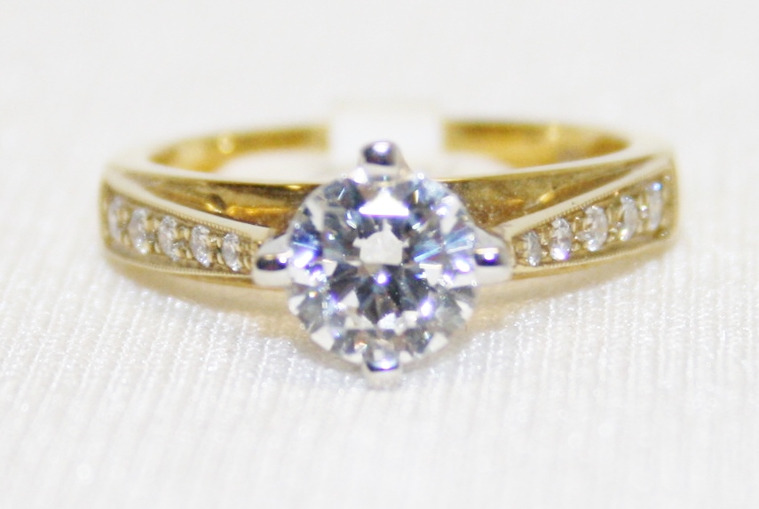 Simon G Diamond Semi-Mount Ring