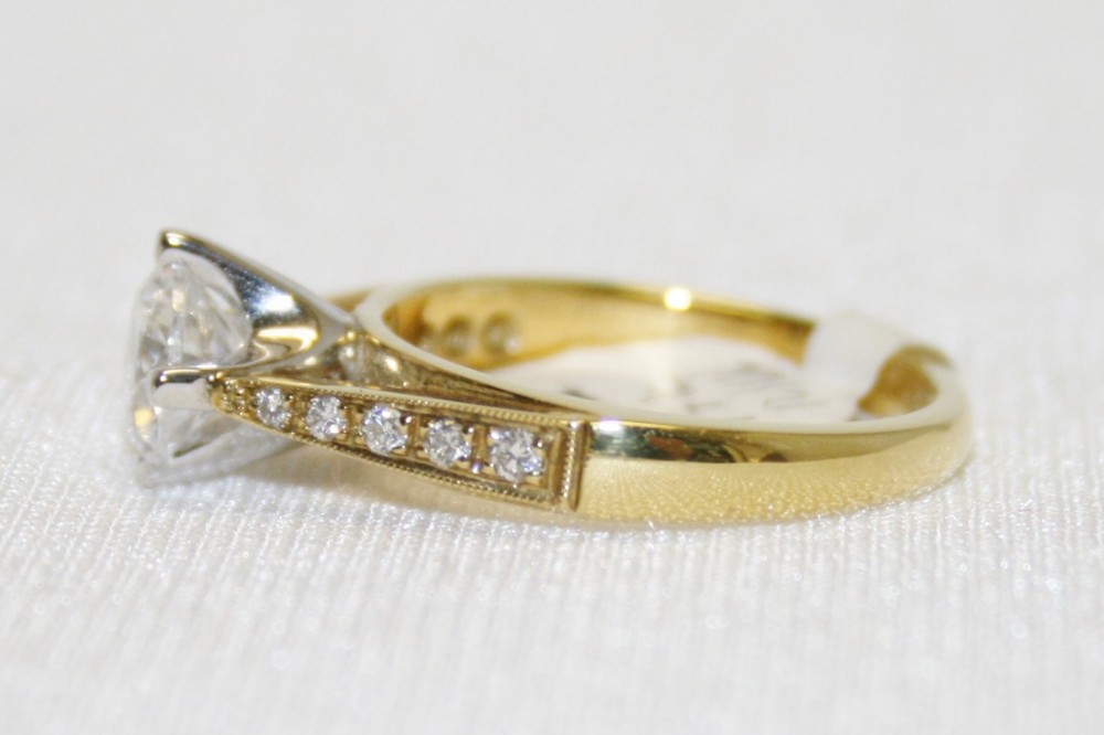 Simon G Diamond Semi-Mount Ring