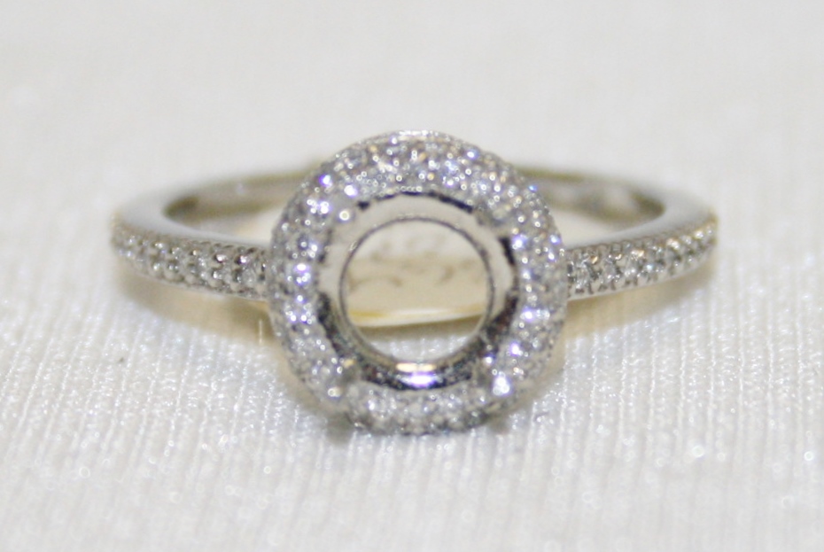 Martin Flyer Diamond Semi-Mount Ring