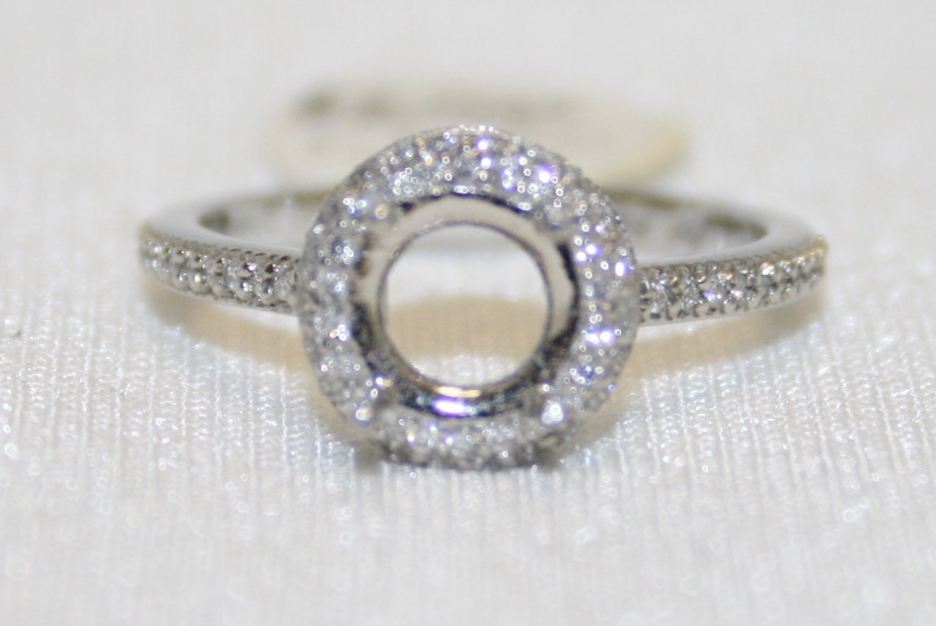 Martin Flyer Diamond Semi-Mount Ring