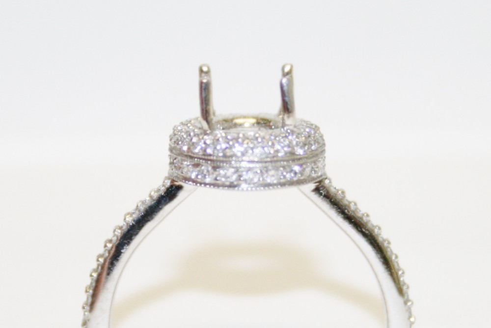 Martin Flyer Diamond Semi-Mount Ring