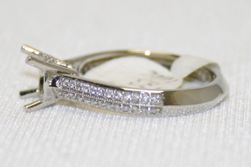 Martin Flyer Diamond Semi-Mount Ring