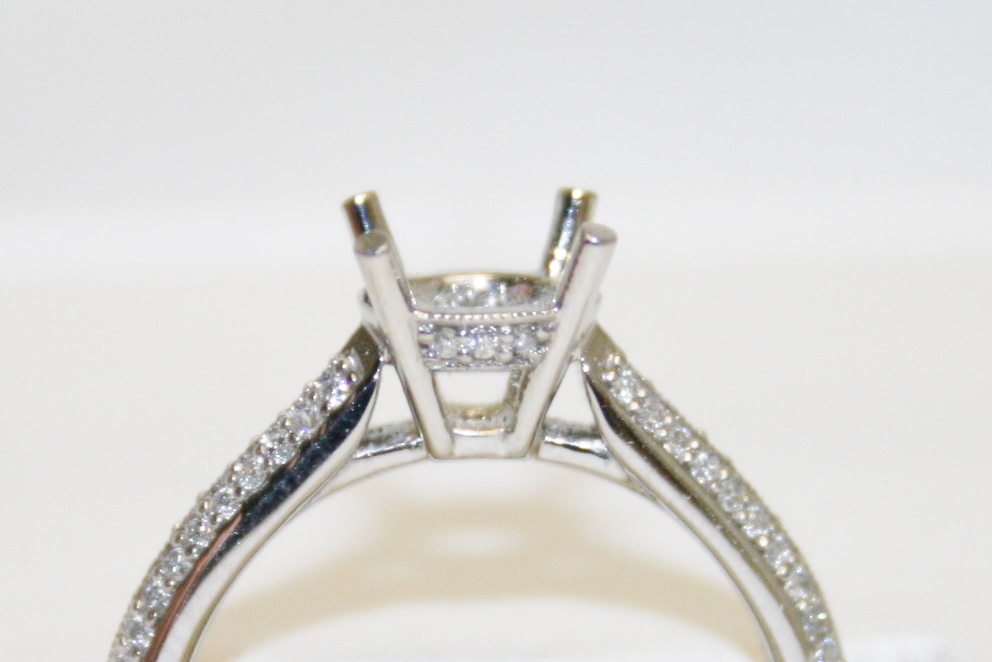Martin Flyer Diamond Semi-Mount Ring