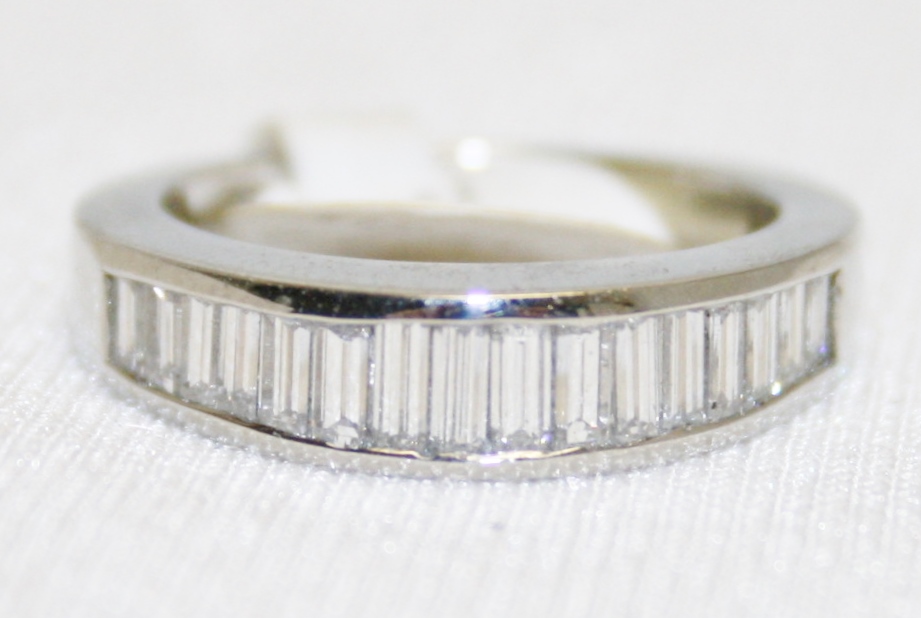 Martin Flyer Diamond Baguette Band – 1.00ct. Total Diamond Weight