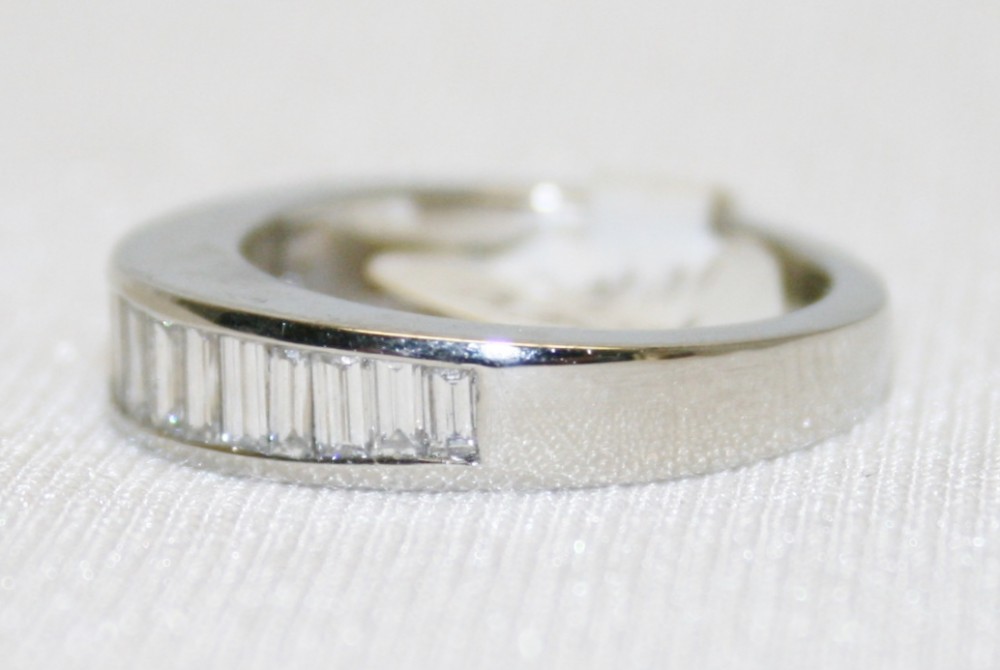 Martin Flyer Diamond Baguette Band – 1.00ct. Total Diamond Weight