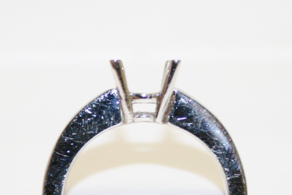 Martin Flyer Diamond Baguette Semi-Mount Ring