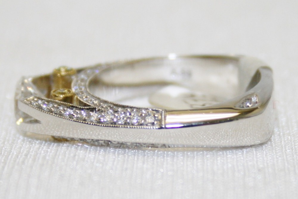 Simon G Diamond Semi-Mount Ring