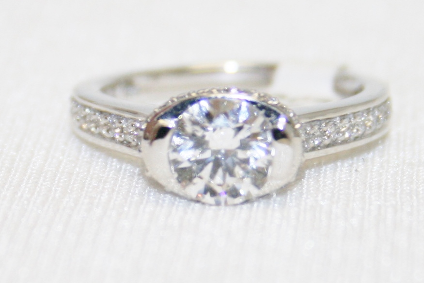 John Atencio Diamond Elation Engagement Ring