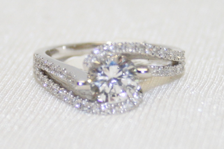 John Atencio Bellissma Pave Semi-Mount Ring