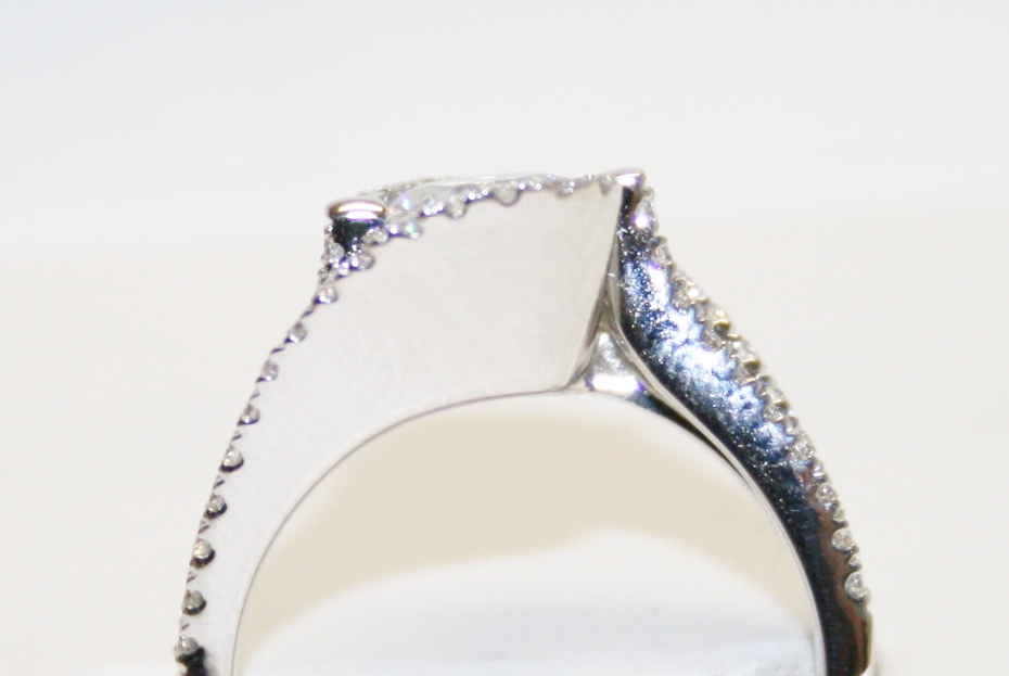 John Atencio Bellissma Pave Semi-Mount Ring