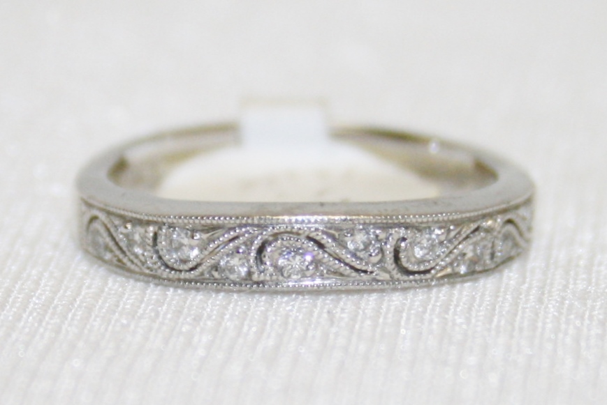 Simon G. Diamond Wedding Band