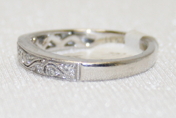 Simon G. Diamond Wedding Band