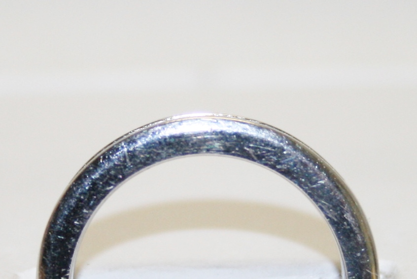 Diamond Platinum Wedding Band