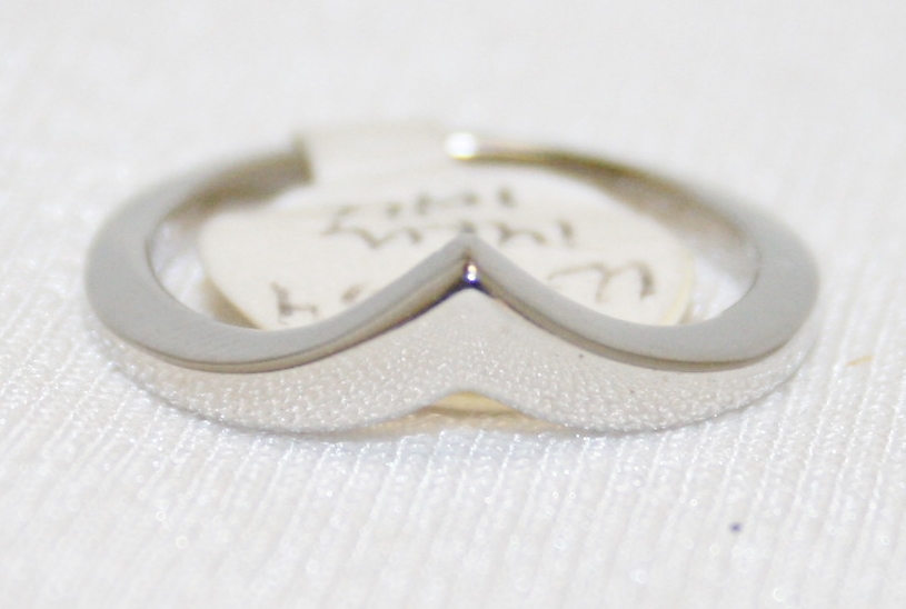 Chevron Wedding Band
