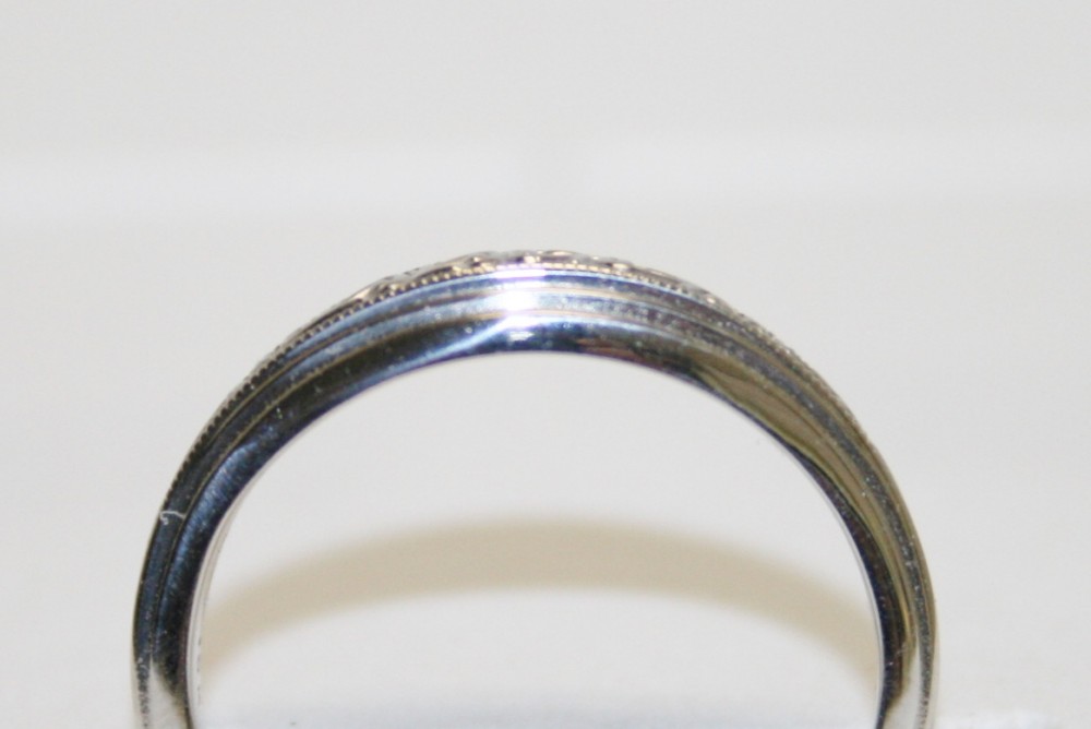 Etched Wedding Ring