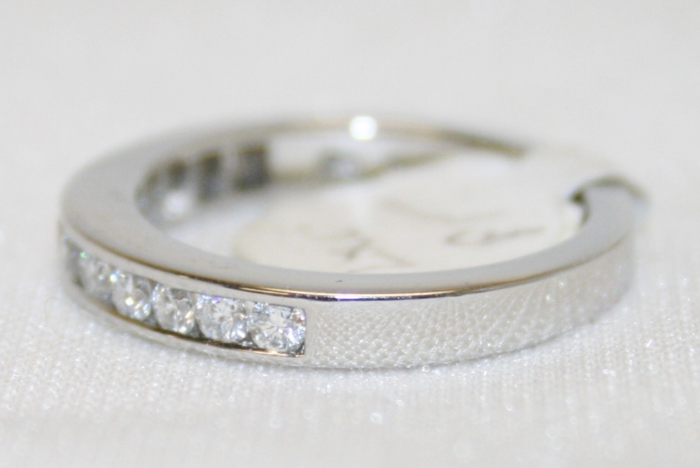 Martin Flyer Diamond Wedding Band – 0.50ct. Total Diamond Weight