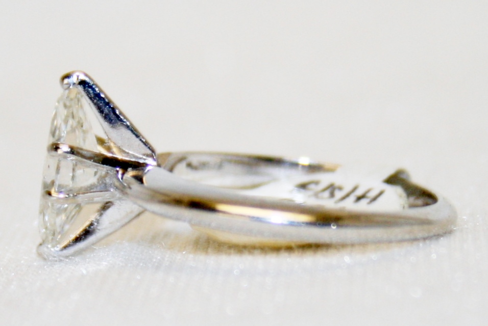 Marquise Diamond Solitaire – 1.18ct.
