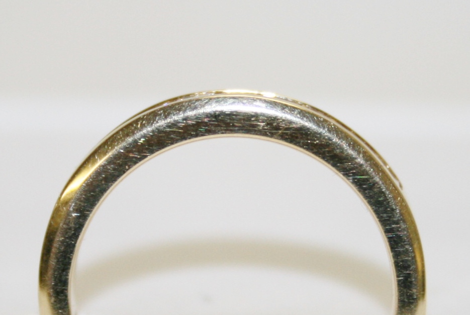Channel Set Princess Cut Diamond Band – 0.75ct. Total Diamond Weight