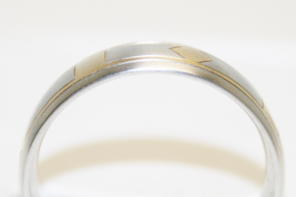 Two Tone Christian Bauer Wedding Band