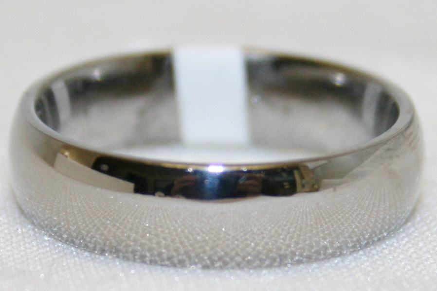 Titanium Polished Band 6mm