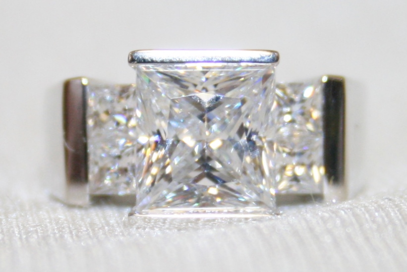 John Atencio Ventana Quad Semi-Mount Engagement Ring
