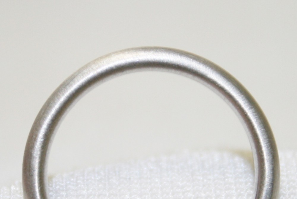 3mm Comfort Fit White Gold Wedding Band