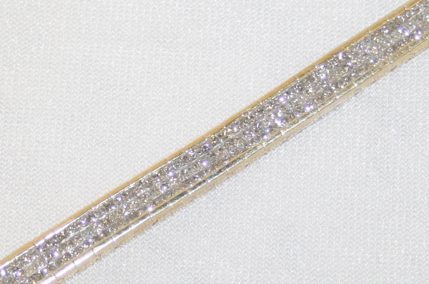 Invisible Set Diamond Tennis Bracelet – 8.50 ct. TW